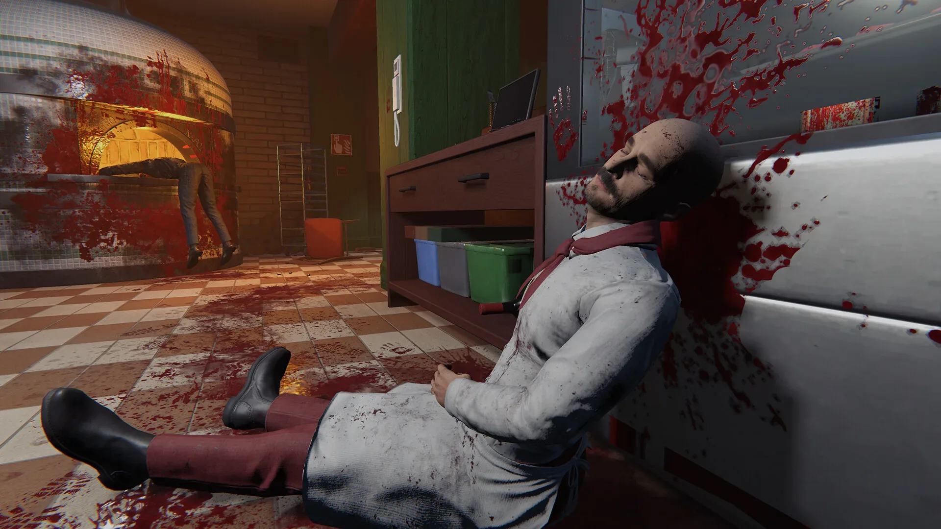Crime Scene Cleaner — игровая сцена с уборкой помещения